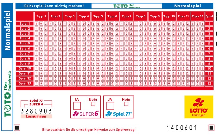 Toto 13er wette quoten registrieren mobile